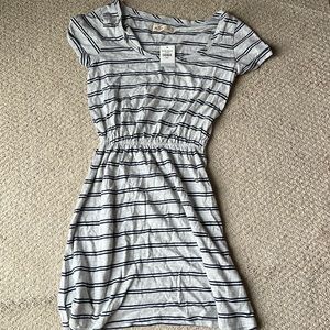 Hollister Dress Stripe Grey